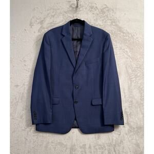 Lauren Ralph Lauren Vintage 90’s Y2K 100% Wool Blue Blazer 42R Classic